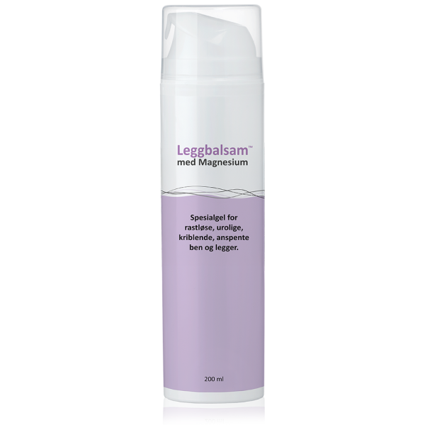 Leggbalsam med magnesium, 200 ml. – Mot urolige og rastløse, kriblende og anspente legger