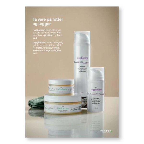 Hælbalsam & Leggbalsam plakat