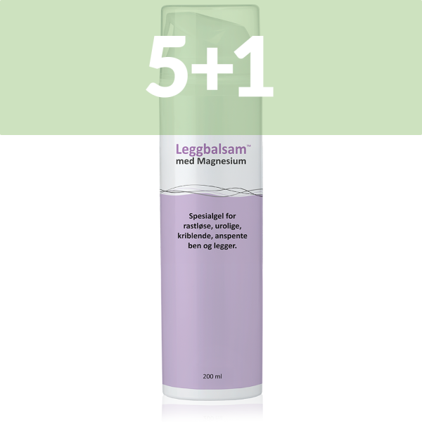 5 + 1 Leggbalsam med magnesium