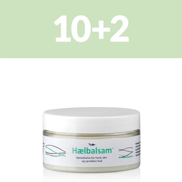 10+2 Hælbalsam 100 ml. – for tørr, sprukken og hard hud