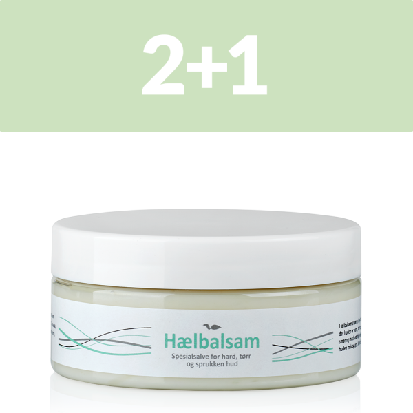 2+1 Hælbalsam 250 ml. - for tørr, sprukken og hard hud