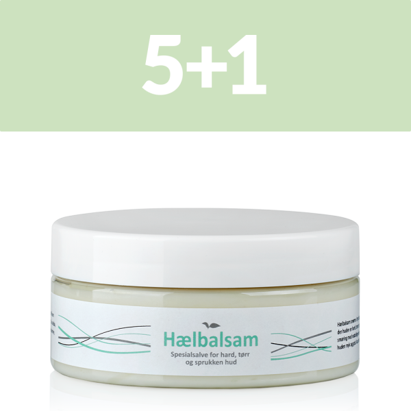 5+1 Hælbalsam 250 ml. - for tørr, sprukken og hard hud