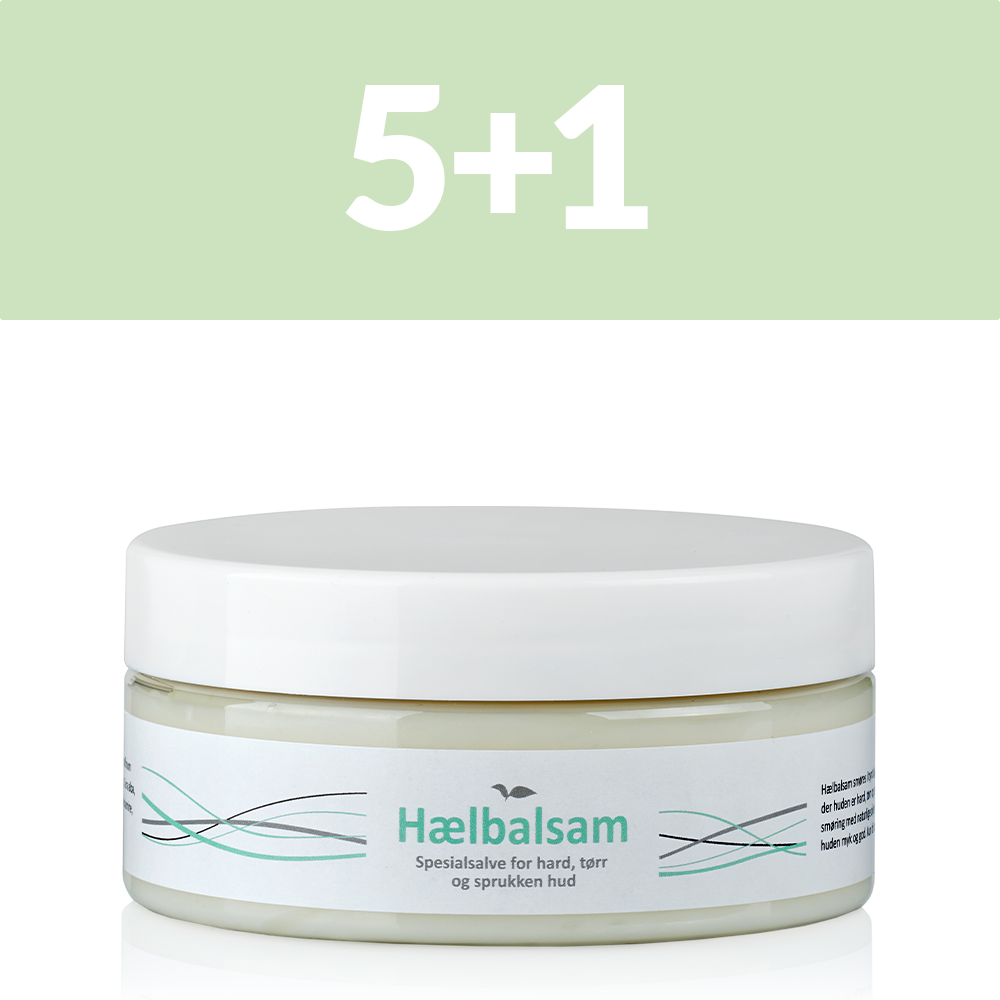 5+1 Hælbalsam 250 ml. - for tørr, sprukken og hard hud