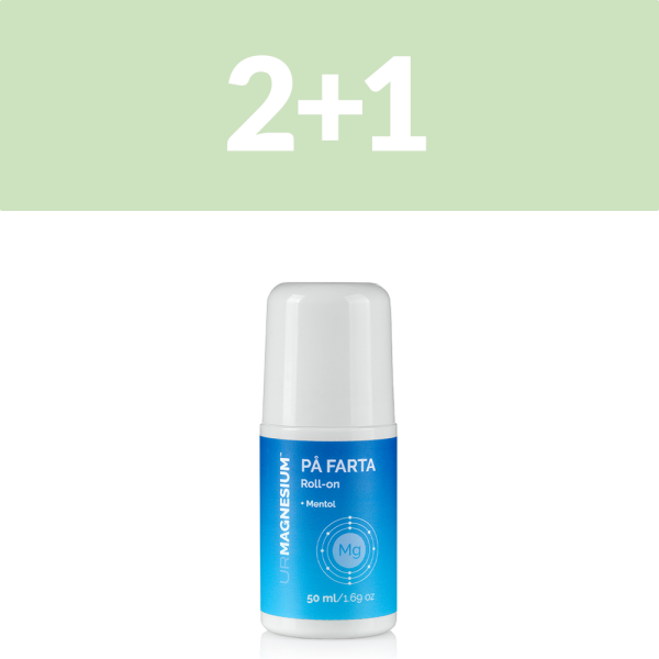 2+1 UrMagnesium PÅ FARTA, roll-on