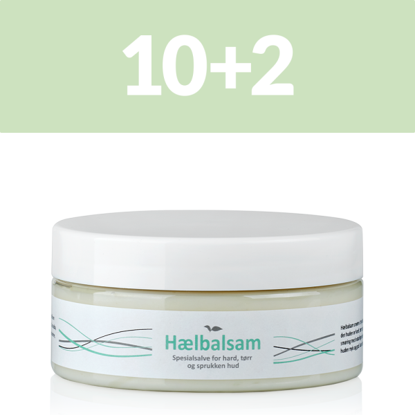 10+2 Hælbalsam 250 ml. - for tørr, sprukken og hard hud