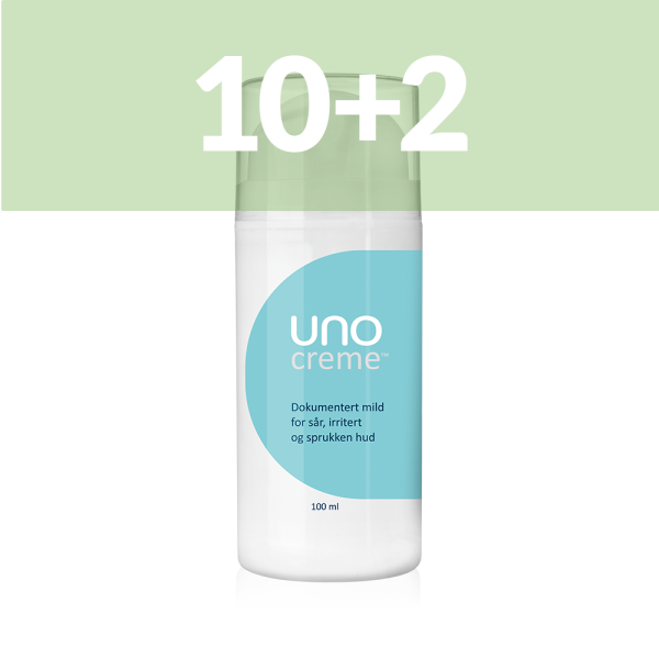10+2 UnoCreme 100 ml. - For sår, rød og irritert hud