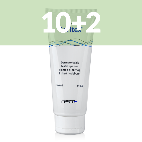 10+2 Soritex spesialsjampo 100 ml.